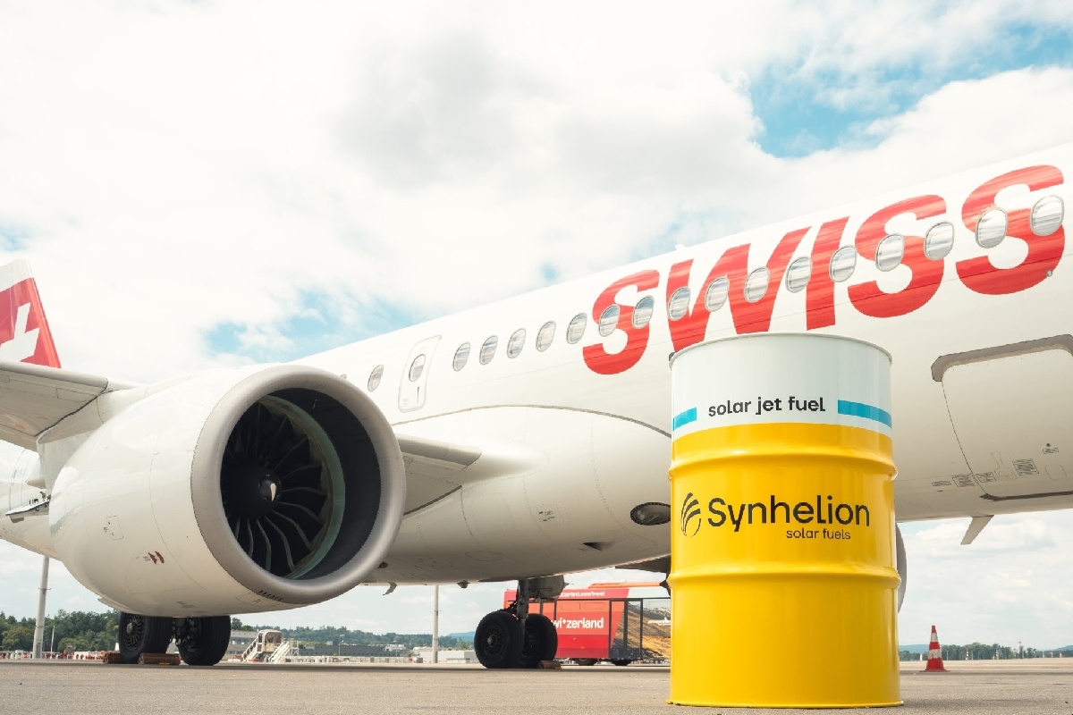 Synhelion liefert erstes Solar-basiertes SAF an SWISS