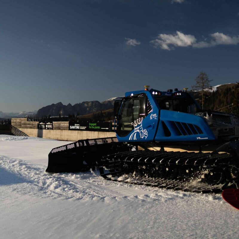 HVO im Skigebiet von Carezza
